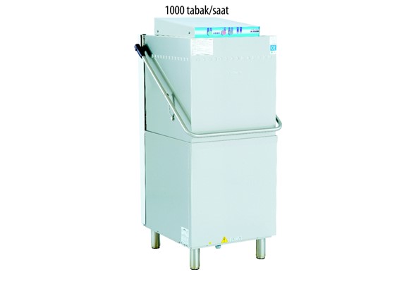 BYM 100E - 1000 Tabak/Saat Giyotin Tip Bulaşık Yıkama Makinesi
