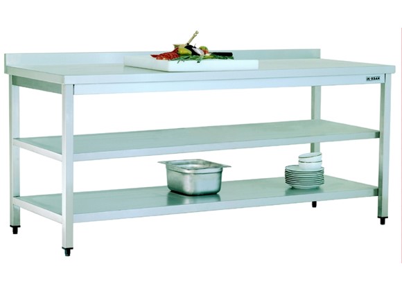 TCA 096 - Work Table/with Intermediate Shelf