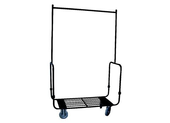 WBA 458 - Baggage Trolley with Clothes Hanger