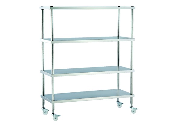 IDD 084H - Dismountable Mobile Storage Unit with Flat Shelves