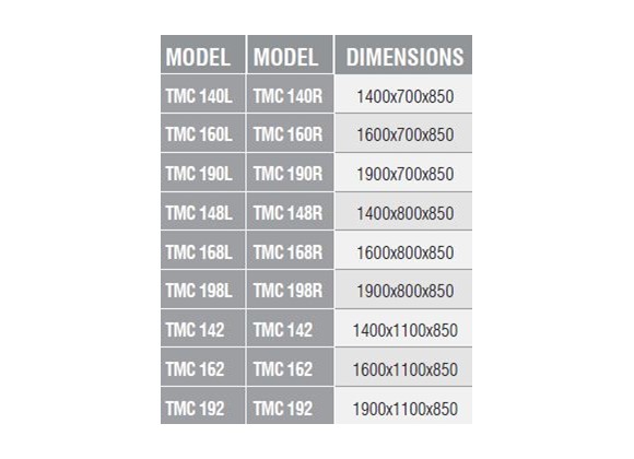 TMC 140L - طاولة سطح رخام
