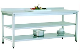 Work Table/with Intermediate Shelf