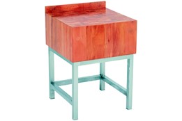 Meat Chopping Block with Wood Top