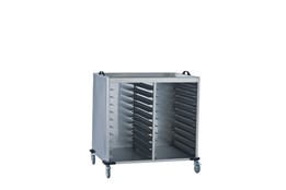 Self Service Tray Collecting Trolley(72 pcs 28*40 Tray)