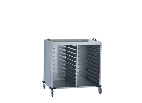 ABR 200 -Self Service Tray Collecting Trolley(72 pcs 28*40 Tray)